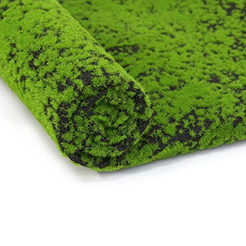 Artificial Moss Grass Turf Lawn,39inch DIY Artificial Grass Rug | Wedding Home Backyard Balcony Terrace TV Wall Indoor Outdoor Decor - color: Black Coffee
