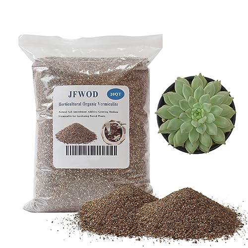 20QT Organic Vermiculite, Horticultural Vermiculite for Plants, Soil for Potted Plants, Vermiculite Coarse Hydroponic for Succulent Orchid Gardening - color: Vermiculite, size: 20QT