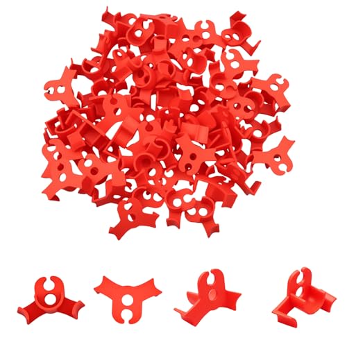 Heran Plant Training Clips, 60PCS Low Stress Training Clips, 90 Degree Adjustable LST Clips for Cannabis, Tomato, Vine, Large Plant Clips, Bud Clips for Gardening