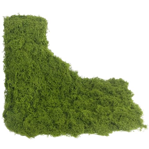 ACRYCS Fake Moss Rug Dark Green 12" x 79" Faux Moss for Table Runner Decorating Artificial Grass for Indoor Plants Wall Crafts DIY Table Centerpieces Fairy Woodland Garden Floral Wedding 30x200cm - color: Green
