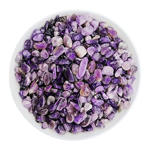 335g Assorted Amethyst Quartz Crystals Rocks Amethyst Crushed Crystal Quartz Tumbled Rocks and Crystals - color: Amethyst