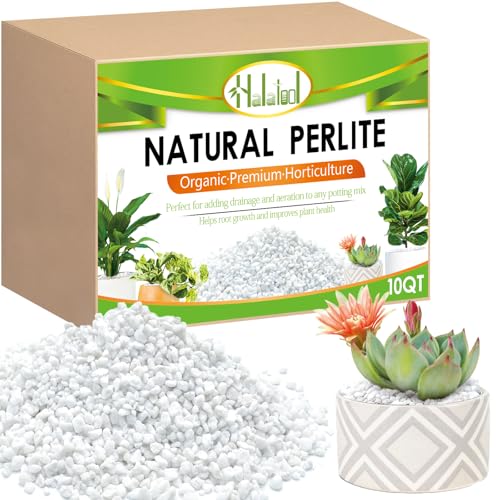 Perlite for Plants, 10QT Natural Soil Amendment for Potting Mix - size: 10 qt