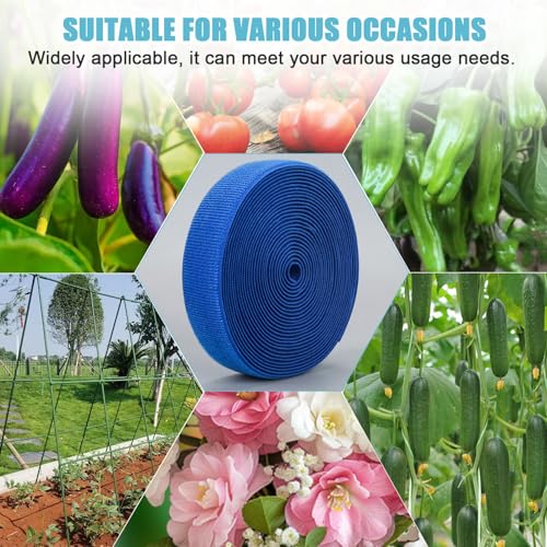 Garden Ties for Garland,Reusable and Adjustable Plant Tape,Soft Plant Supports for Effective Growing,Thicker Twist Ties for Plants Gardening,Plant Twist Tie for Plant Gardening,Home,Office