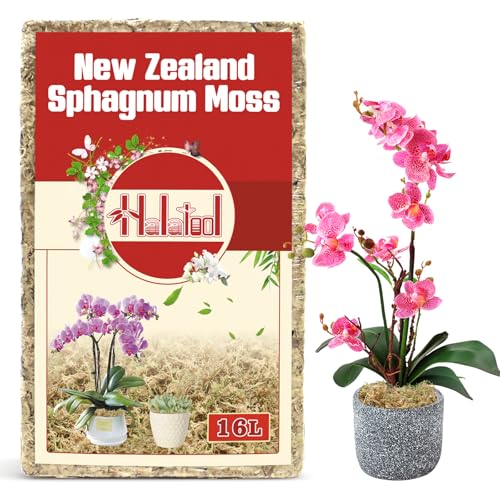 Halatool Premium New Zealand Sphagnum Moss, 200g (16L When Hydrated) - size: 16L