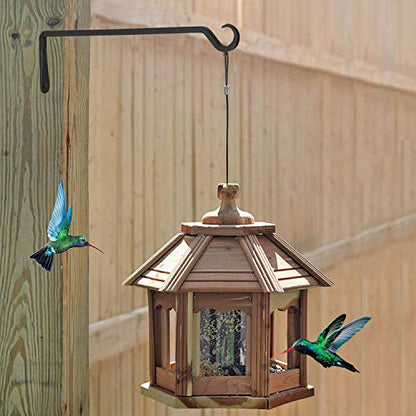 16inch 4 Pack Plant Hanger, Sturdy Hanging Plant Hangers Outdoor, Bird Feeder Hanger for Bird, Plant Hangers for Planters, Lanterns, Wind Chimes Indoor Outdoor, Upgrade Black - size: 16in-4-Black
