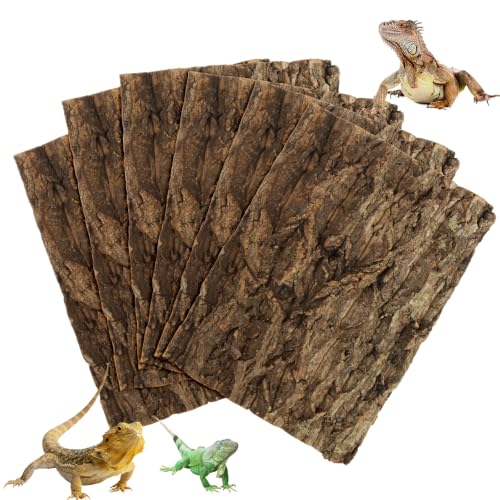 STARVAST 6PCS Cork Terrarium Background 15.7x11.8in for Reptile - size: 6PCS-15.7×11.8in