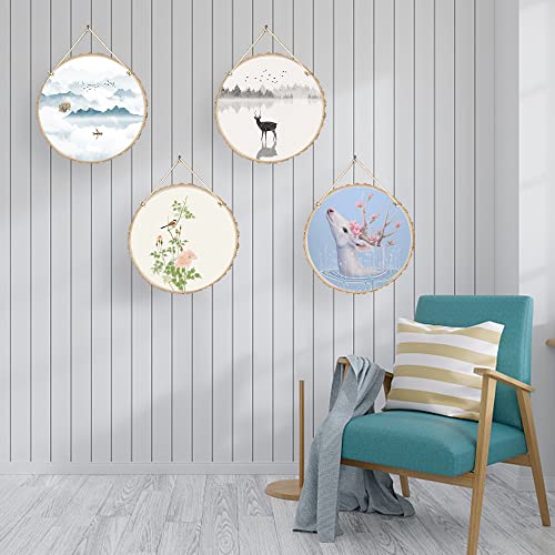 Sancodee 8 Pcs Large Unfinished Wood Slices, 7-8 Inches Wood Slabs for Centerpieces Natural Wooden Circle, DIY Wood Centerpieces for Tables Wedding Party Door Sign Decor - size: 7" - 8"