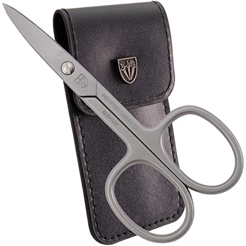 3 Swords Germany - brand quality STAINLESS STEEL INOX STRAIGHT NAIL SCISSORS (1 PIECE) with case for manicure pedicure - nail care by 3 Swords - Made in Germany - color: Nail Scissors Straight