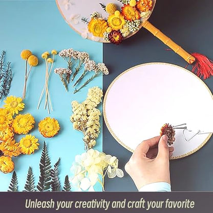 Real Dried Flowers for Resin, Natural Pressed Flowers (Purple 2) | Natural mixed dried flower pack with tweezers for DIY resin,crafts& candles. - color: Purple 2