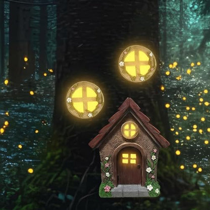 Fairy Door Windows for Trees, Glow in The Dark