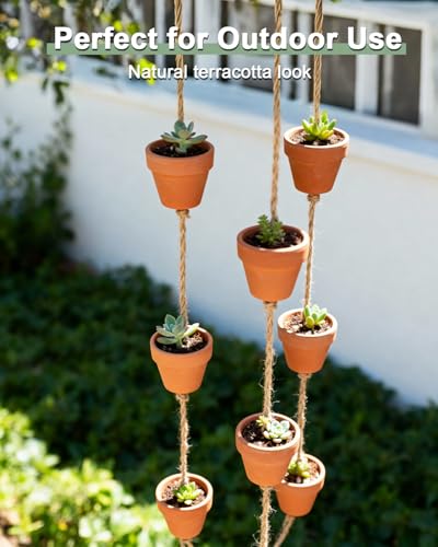 Riseuvo 4 Inch Terracotta Pots with Saucer – 6 Pack Small Clay Flower Pots with Drainage Hole for Succulents, Herbs, Indoor & Outdoor Plants, Wedding Favors - size: 4 inch