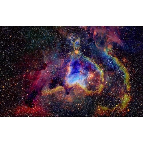 Outer Space Aquarium Background Fantasy Alien Planet Nebula and Galaxies Terrarium Background Stars Nebula Atmosphere Fish Tank Background Outer Space Reptile Tank Background 24x12in - color: Purple, size: 24(W)x12(H)inches/ 60(W)*30cm(H)