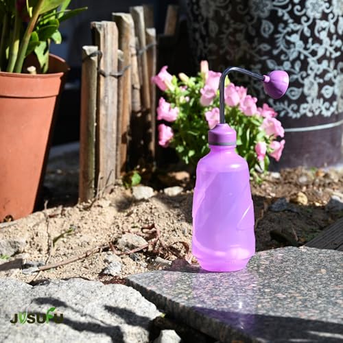 Watering Can for Seedlings, 0.45L (Purple) | Small Watering Can For House Plant Garden Flower - color: Purple
