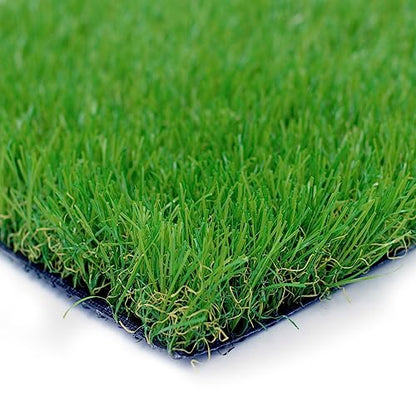 Petgrow Artificial Grass Turf 9FTX100FT- Realistic & Thick Synthetic Fake Grass Mat for Outdoor Garden Landscape Pet Dog Grass Rug Faux Turf - size: 9 FT x 100 FT (900 Square FT)