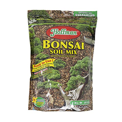 Hoffman 10708 Bonsai Soil Mix, 2 Quarts, Brown/A - size: Pack of 1