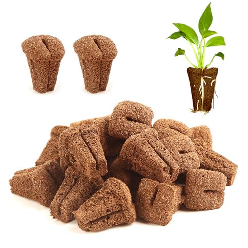 150PCS Seed Starter Plugs, Grow Sponges Compatible with Hydroponic Trays