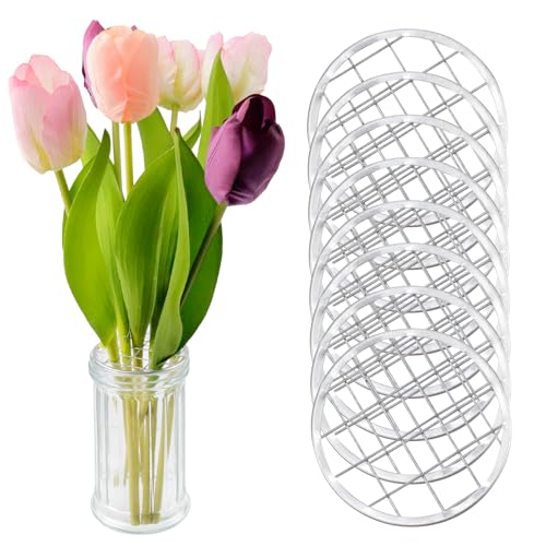 Mason Jar Flower Frog Lids, 2.76 Inch, 8 Packs - size: 2.76 Inch / 70 mm,8 PCS
