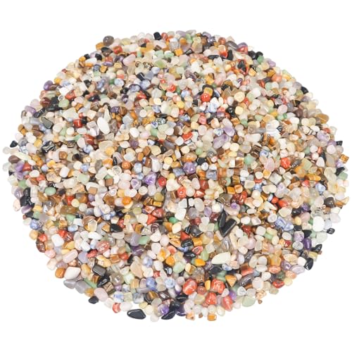 Smoothed River Rocks, Decorative Landscaping Pebbles for Aquarium Fish Tank - color: Mixed color, size: 10 Pounds