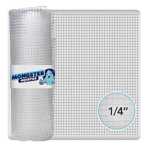 Aquarium Mesh Lid Clear Netting for Top Cover 4x5 ft