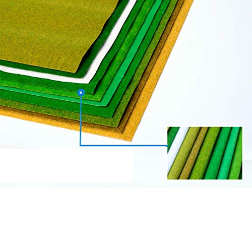 NWFashion 13"x39" Artificial Model Grass Mat DIY Decoration Lawn Moss Furniture (Mid Green) - color: Mid Green