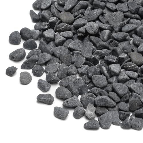 Mr. Fireglass 10lbs Natural Gray Gravel Pebbles, 1/5" Decorative River Rock - color: Gray, size: 10 Pounds