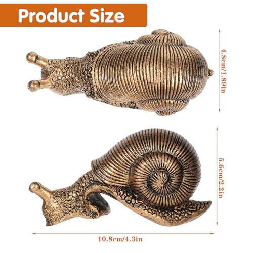 Yolev Snail Plant Decorations for Pots Resin Climbing Snail Figurine Flower Pot Hugger Hanging Snails Statue Planter Flower Pots Decorations for Lawn Yard Patio Garden Ornaments Decoration