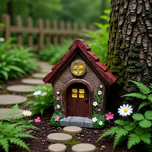 Fairy Door Windows for Trees, Glow in The Dark