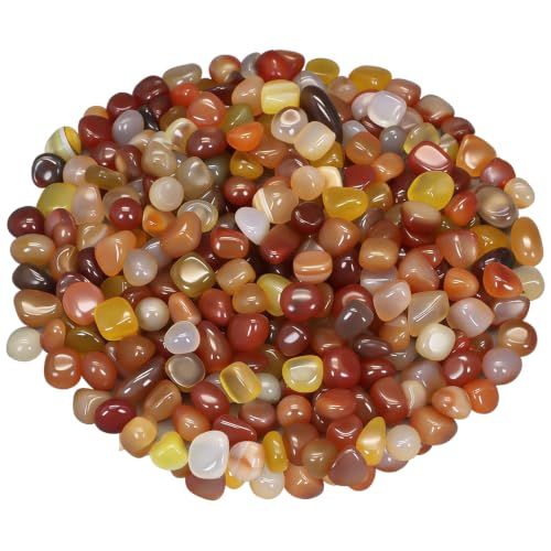 Decorative River Pebbles for Vase Fillers Aquarium Potted Plant Landscaping - color: Three Colors, size: 1 Pound