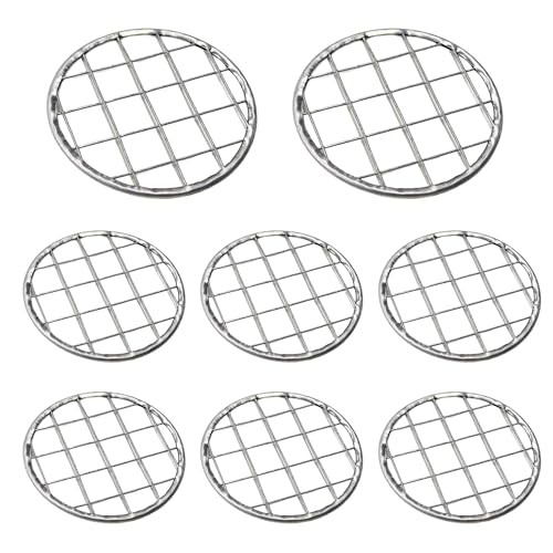 8PCS Mason Jar Insert Lids, Flower Arranging Organizer with Ring Bands for Regular Mouth Canning Jars - style: 8PCS