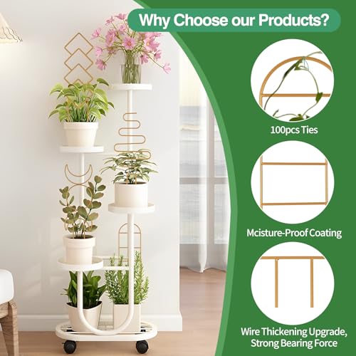 Wellsign 16inch Indoor Plant Trellis for Potted Plants | 4Pack Gold Small Trellis for Climbing Plants Outdoor Garden Metal Trellis with Different Patterns for Vine Ivy Flower Plant - size: Gold-Metal-Trellis01