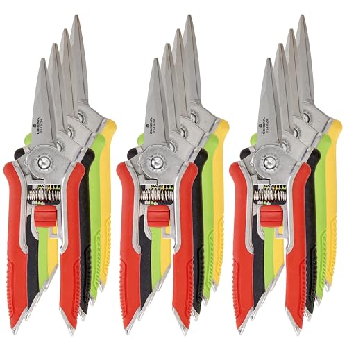 Corona Tools FS43624 Yard Essentials Mini Floral Snips, Variety Pack of 12 - size: 12-Pack Floral Snips