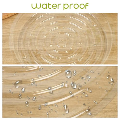 100 Pack Plastic Plant Saucers 6 Inch Clear Plant Water Trays | Durable Plastic Flower Pot Saucers, Plant Drip Trays, Suitable for Indoor and Outdoor Plants, Lightweight, Home Decor