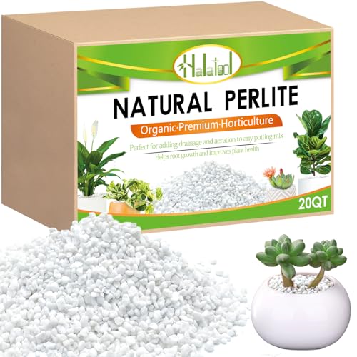20QT Perlite for Plants, Natural Potting Mix Soil Amendment - size: 20QT