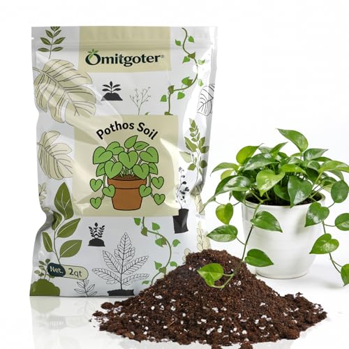 Pothos Potting Soil - Pure Natural Organic Soil 1qt, Well-Draining and Aerated for Healthy Indoor Plants - color: Pothos Soil, size: 1QT