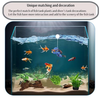 Fish Tank Decorations Artificial Driftwood with Plants for Betta Fish