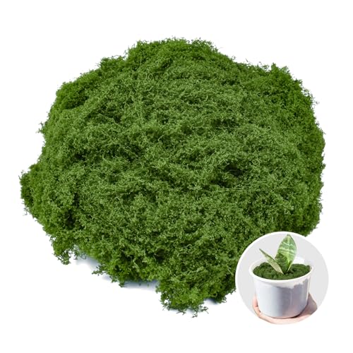 Fake Green Moss 10.6 oz Decorative Artificial Moss Crafts Dark Faux Moss