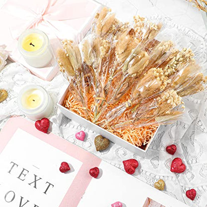Roowest 20 Pcs Dried Baby's Breath Flowers, Mini Boho Bouquets for DIY | Wedding Envelope Decoration, Craft Projects, Photography Props, Rustic Boho Party, Scrapbooking Accents, Natural Floral Decor