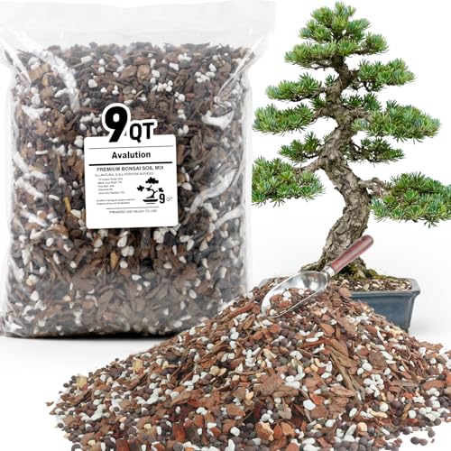 Avalution Bonsai Soil 9QT,Organic Bonsai Soil Mix - color: Bonsai Soil, size: 9QT