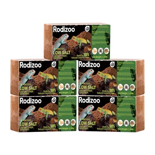 Natural Coconut Fiber Substrate 5 Pack Coco Soil Brick Reptile Substrate - size: 5 Pcs
