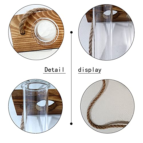 XXXFLOWER 9 Tube Vases Wall Hanging Propagation Station+ 4 Tube Vase Accessories