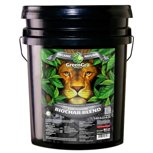 GreenGro Earthshine Biochar & Humic Acid Blend, Activated Charcoal, 30 lb - size: 0.65 cu ft (20 dry quarts)