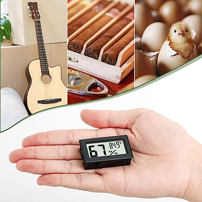 EWPJDK 3 Pack Mini Hygrometer Thermometer Indoor Humidity Meter Digital