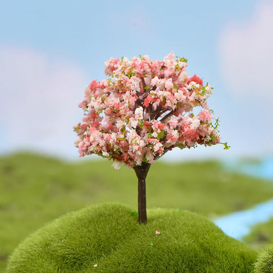 Fairy Artificial Tree Plant Ornament Miniature Garden Accessories, Garden Decoration for DIY Crafts Yard Outdoor Decor for Patio (Style2, 6.1x4.8x4.8cm) - color: Style2