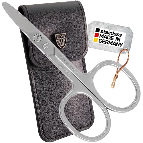 3 Swords Germany - brand quality STAINLESS STEEL INOX CURVED NAIL SCISSORS (1 PIECE) with round tips for DIABETICS - manicure pedicure - nail care by 3 Swords - Made in Germany - color: Nail Scissors - Round Tips