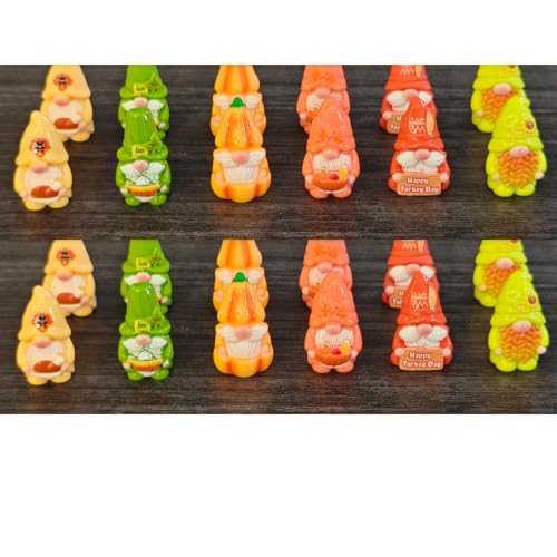 DIYASY Fall Miniature Figurines - color: Orange Gnome