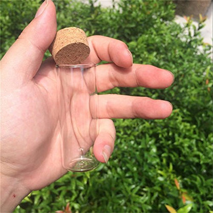 30x80mm 40ml Glass Vials Jars Test Tube With Cork Stopper Empty Glass Transparent Clear Bottles 12pcs (12, 40ml-30x80mm) - size: 40ml-30x80mm