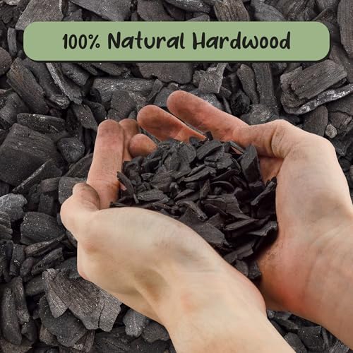 Soil Sunrise Horticultural Charcoal for Indoor Plants (8 Quarts) Hardwood Soil Additive for Orchids, Terrariums, and Gardening - size: 8 Quarts