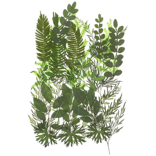 ARTIBETTER Dried Pressed Leaves Real Dried Leaves Set 7 Natural Color Patterns DIY Accessories for Jewelry Making Pressed Plant Specimens for Crafts Home Wedding Party Decor