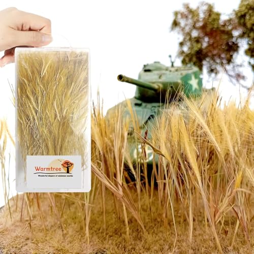 Warmtree Static Grass Miniature Shrubs & Grass Model for Diorama Supplies