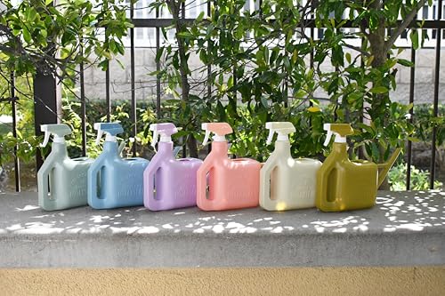 PETAL & FLOW Spray Sprinkler 2-in-1 Watering Can & Plant Mister Spray Bottle for Indoor & Outdoor Plants, 0.4 Gal (1.6L)(Apricot Pink) - color: Apricot Pink